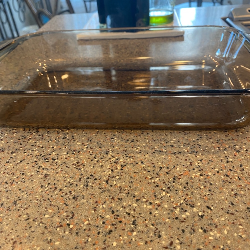 Pyrex Amber Glass Baking Dish - Picture 3 of 5